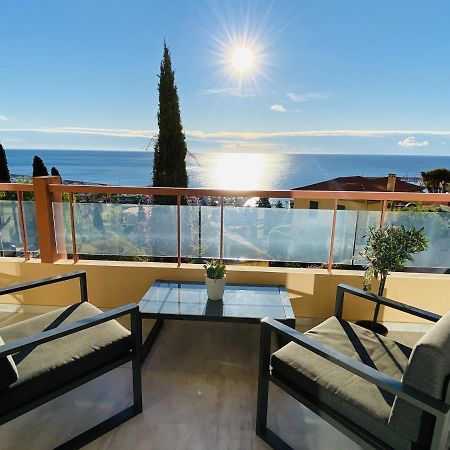 Le Vigia-Vue Mer-Terrasse-Climatisation-Parking Menton Buitenkant foto