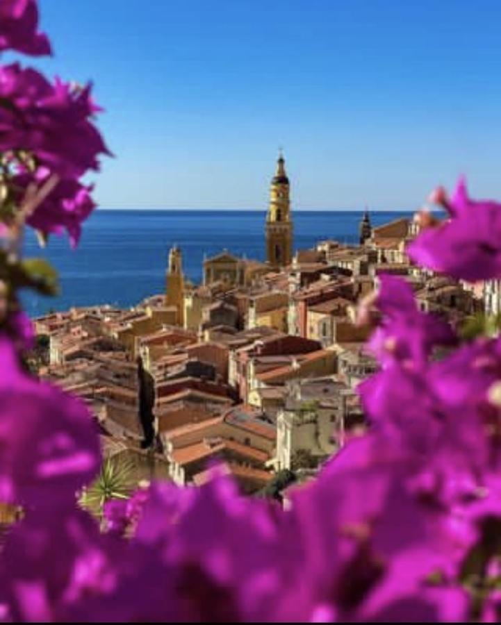 Le Vigia-Vue Mer-Terrasse-Climatisation-Parking Menton Buitenkant foto