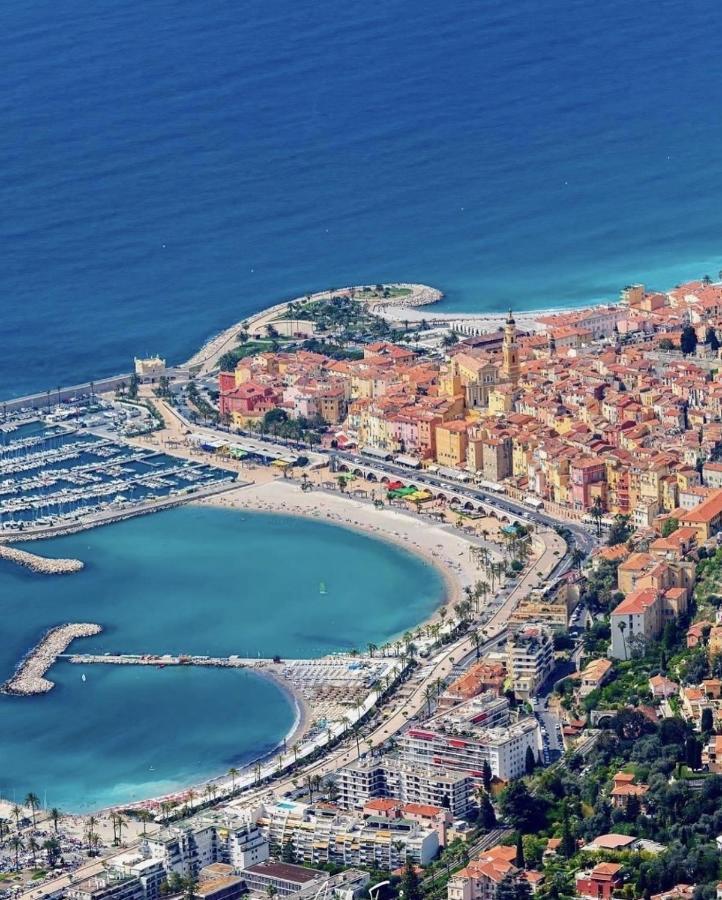 Le Vigia-Vue Mer-Terrasse-Climatisation-Parking Menton Buitenkant foto